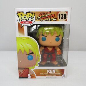 Funko Pop Games Ken #138 Street Fighter Vinyl Collectible Character Vaulted